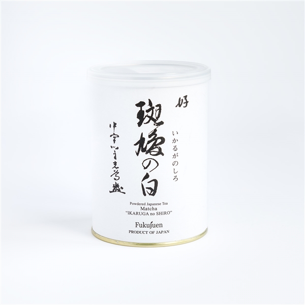 抹茶 斑鳩の白 200g缶入