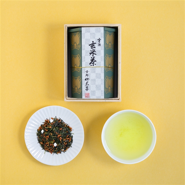 四君子 玄米茶 菊 150g筒入