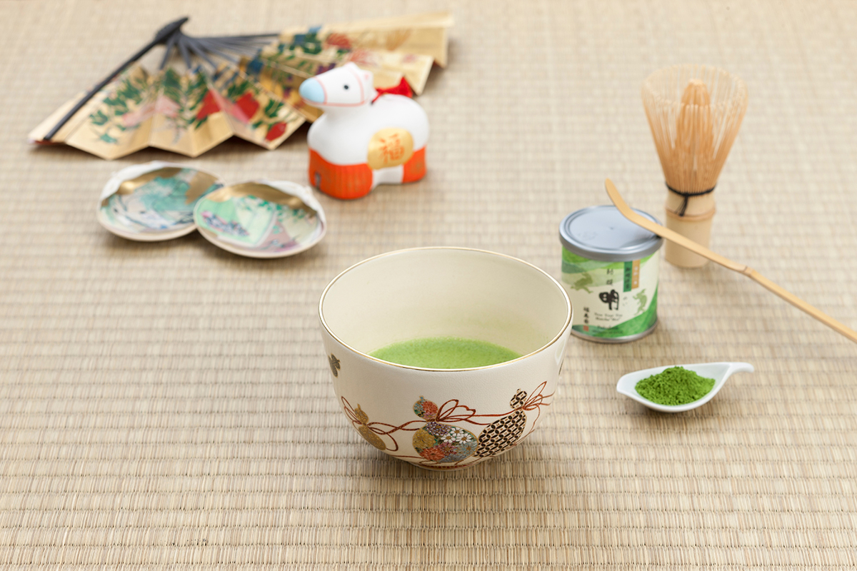 抹茶とともに新しい年の幕開けを